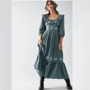 Free People Lovers Lane Maxi Dress Size S